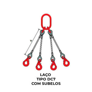 LAÇO/LINGA TIPO DC7 E DC9 - Alma de Fibra